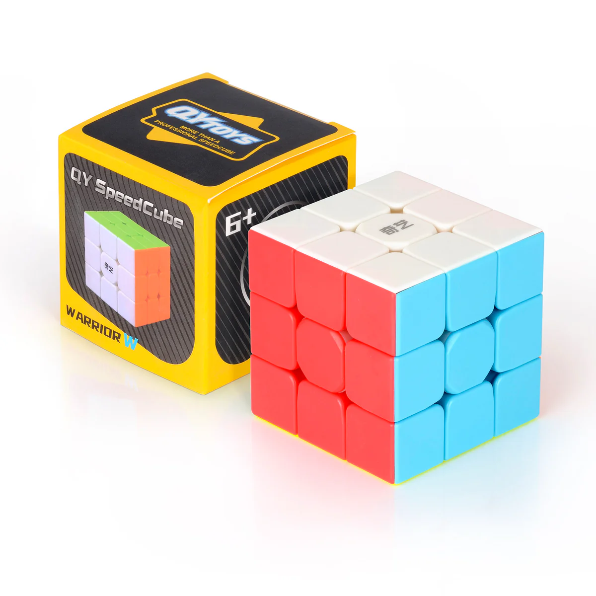 QiYi_333-Warrior_W-Stickerless-Box_Front QiYi 3x3 Warrior W - Image 1
